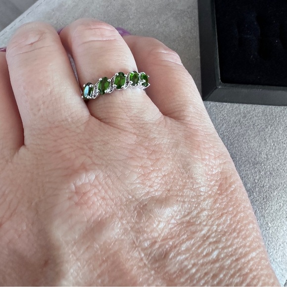 Chrome Diopside in sterling silver Ring by Colleen Lopez - Picture 3 of 10